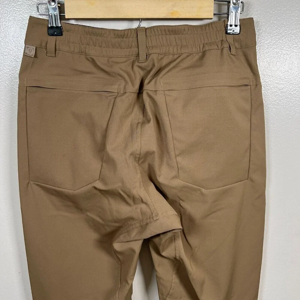 Lululemon Mile View Pant Mens Size 28 Frontier Brown Travel Work Water Repellent